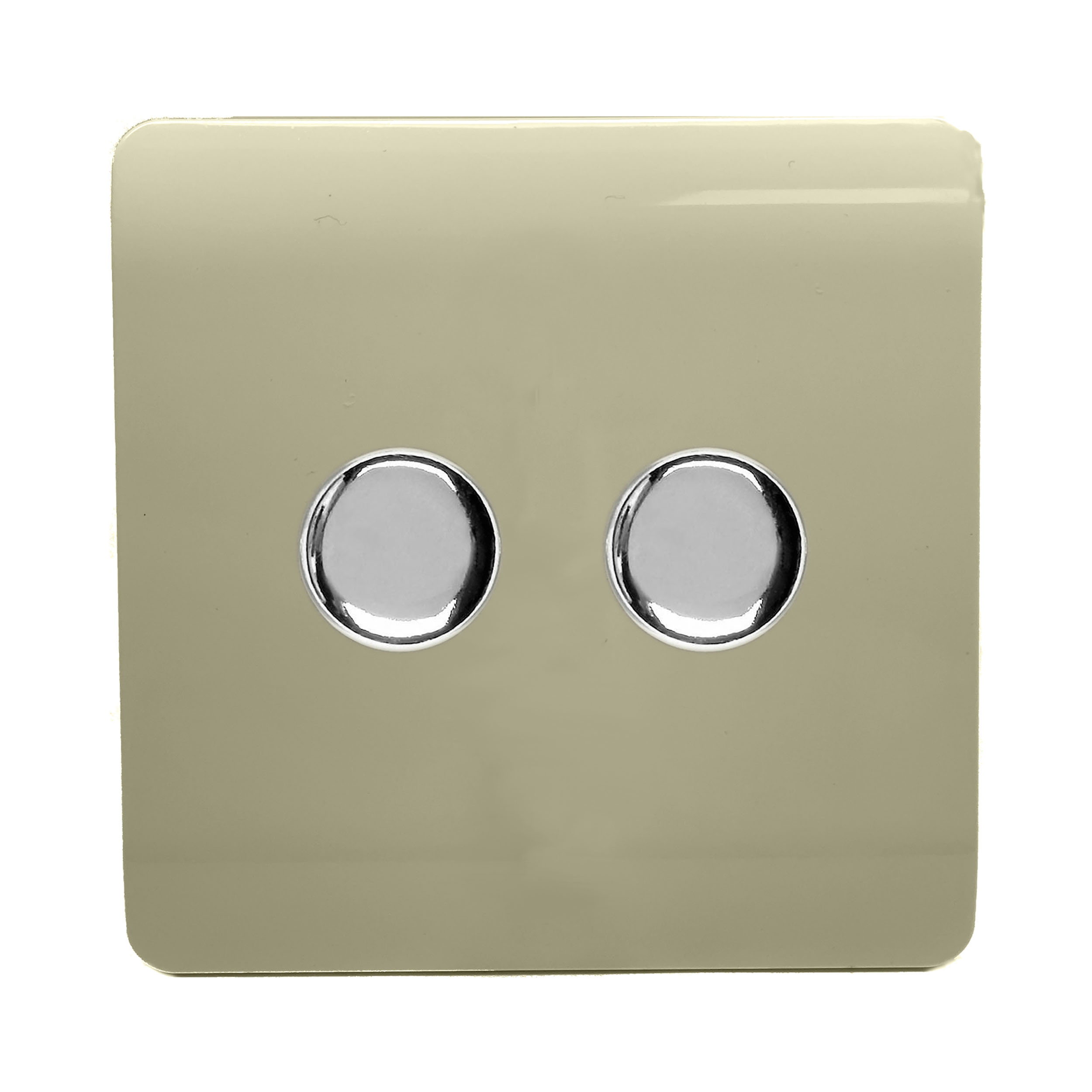 ART-2LDMGO  2 Gang 2 Way LED Dimmer Switch Champagne Gold